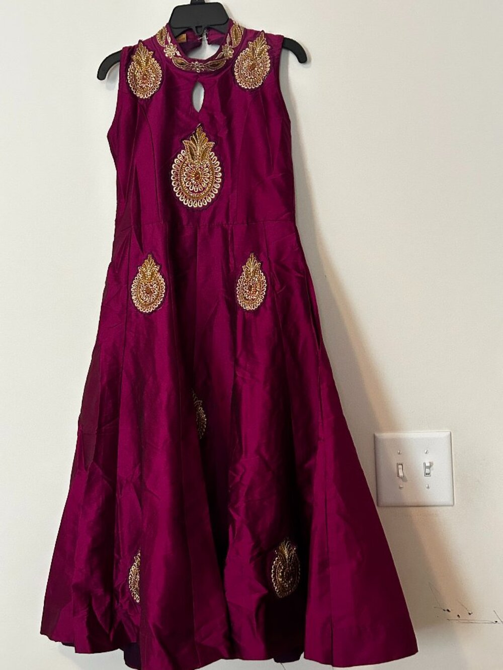 Indian Kids pure Silk 3 piece suit salwar